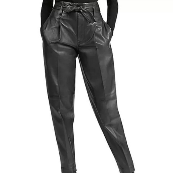 Polo Ralph Lauren Pants - Polo Ralph Lauren Women’s Leather High waist pants